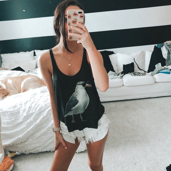 Wildfox Tops - Wildfox Cool Gull Hiker Tank